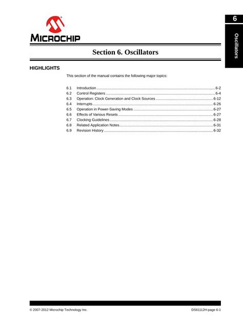 Section 6. Oscillator .